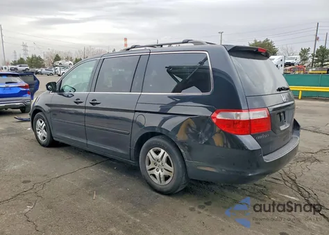 2007 Honda Odyssey Exl z USA, uszkodzony, nr VIN 5FNRL386X7B092013